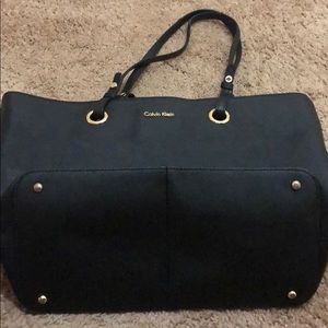 Calvin Klein Tote (hard leather)